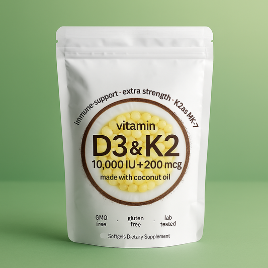 NutriWay Vitamin D3 K2 Supplement 300 Softgels