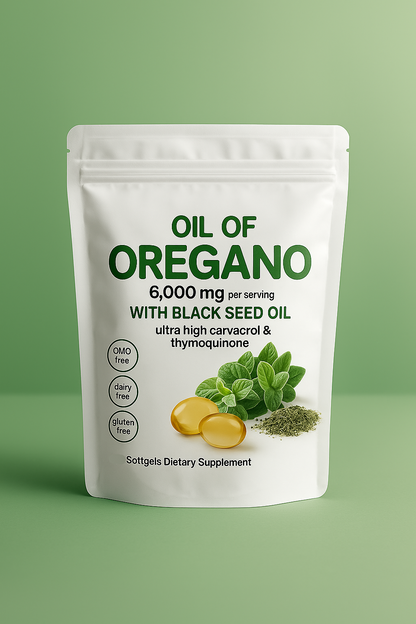 NutriWay Oregano Oil with Black Seed Oil 300 capsules